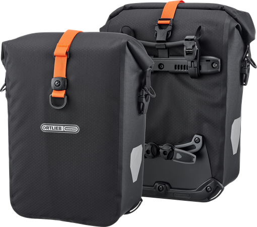 GRAVEL-PACK Universaltaschen QL2.2 (Paar) / black matt / 2x14.5l
