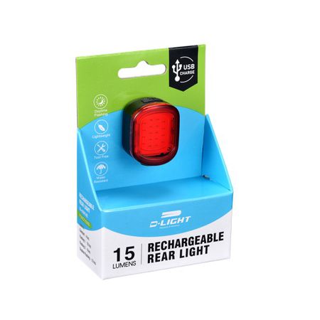 EASY CUBE Rücklicht / schwarz / 15 Lumen