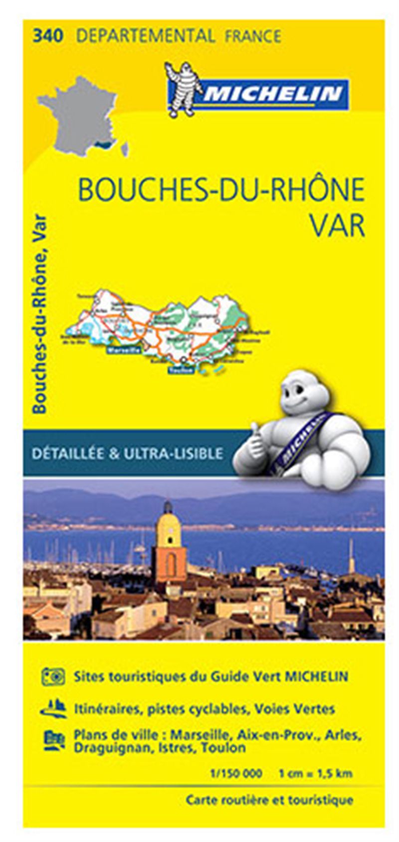 FRANKREICH Strassenkarten 1:150000 / 345 CORSE-DU-SUD, HAUTE-CORSE