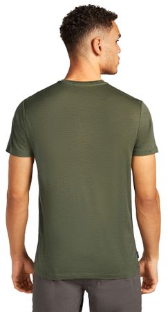 TL ADVENTURE RIDE Herren-Merino-Kurzarmshirt / loden / L
