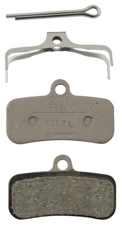 D03S-RX 4-Kolben-Bremsbelag / Resin/Trägerplatte Stahl / silber