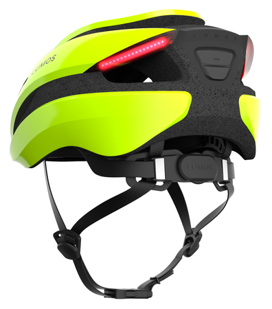 ULTRA MIPS Velohelm mit Front- und Rücklicht / lime / 54-61CM