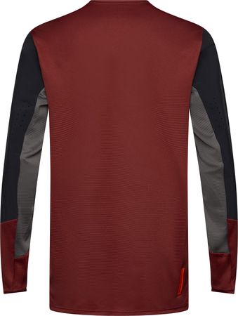 DEFEND Herren-Langarmshirt / rust / M