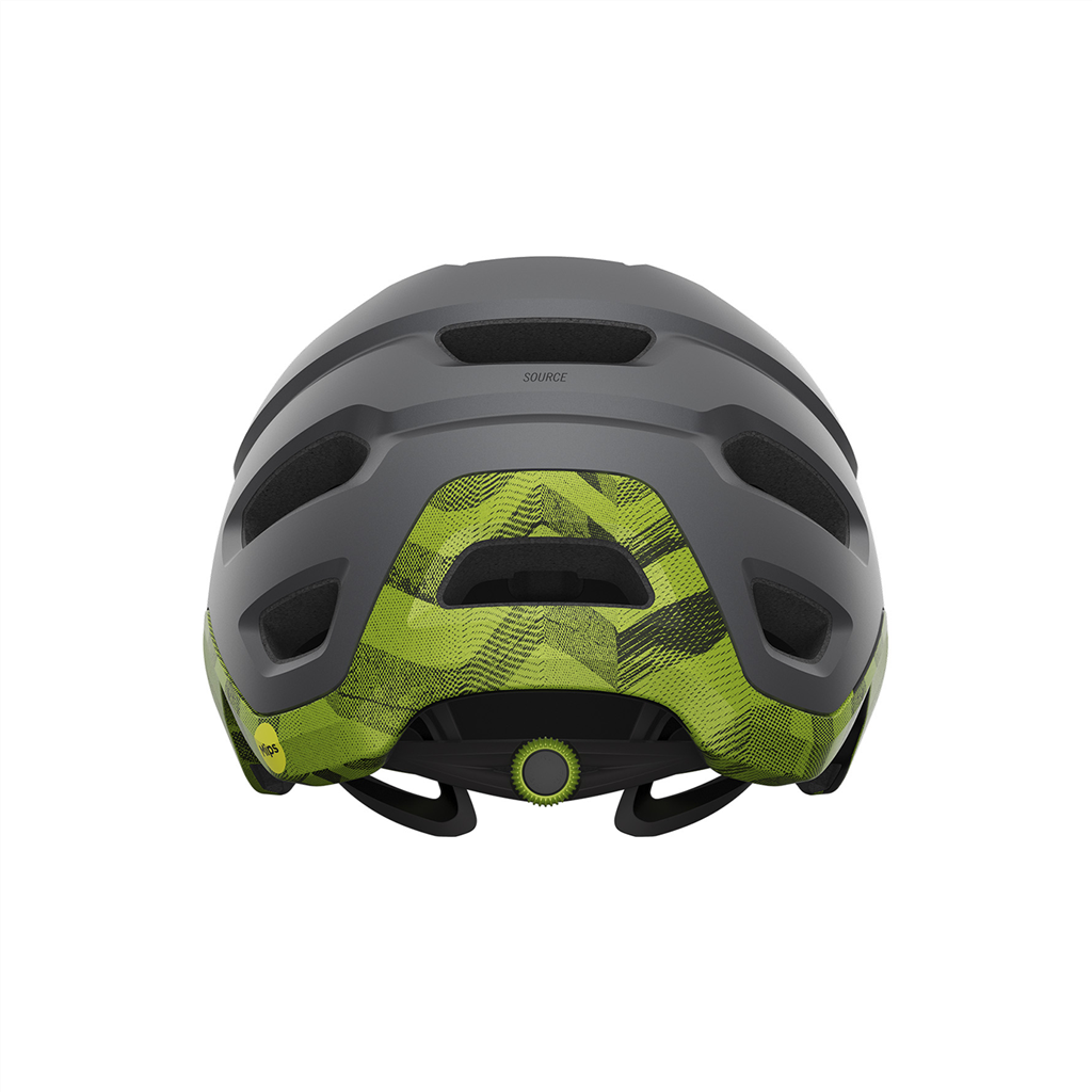 SOURCE Velohelm / matte metallic black/ano lime / S 51-55