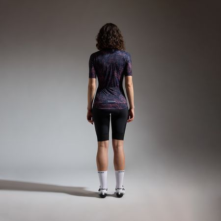 SPIRIT NEURO Damen-Kurzarmtrikot / orbit blue/coral red / S=38