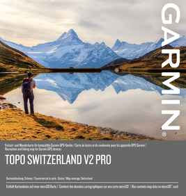 Kartenmaterial für GPS - TOPO SWITZERLAND PRO V2 microSD, 2021 von GARMIN
