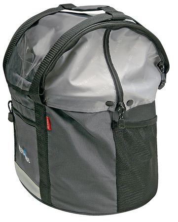 DOGGY Hunde-Lenkertasche / grau schwarz