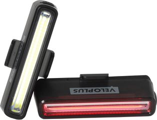 SICHTBAR MINI COMBO Positionslicht-Set / schwarz / 30 Lumen, USB-C