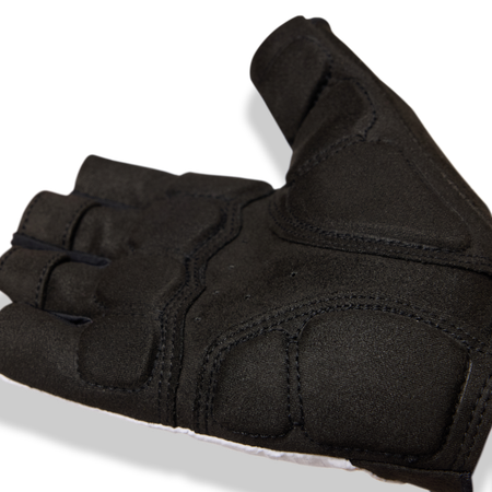 BRAVO GEL II Unisex-Kurzfingerhandschuhe / white / XL