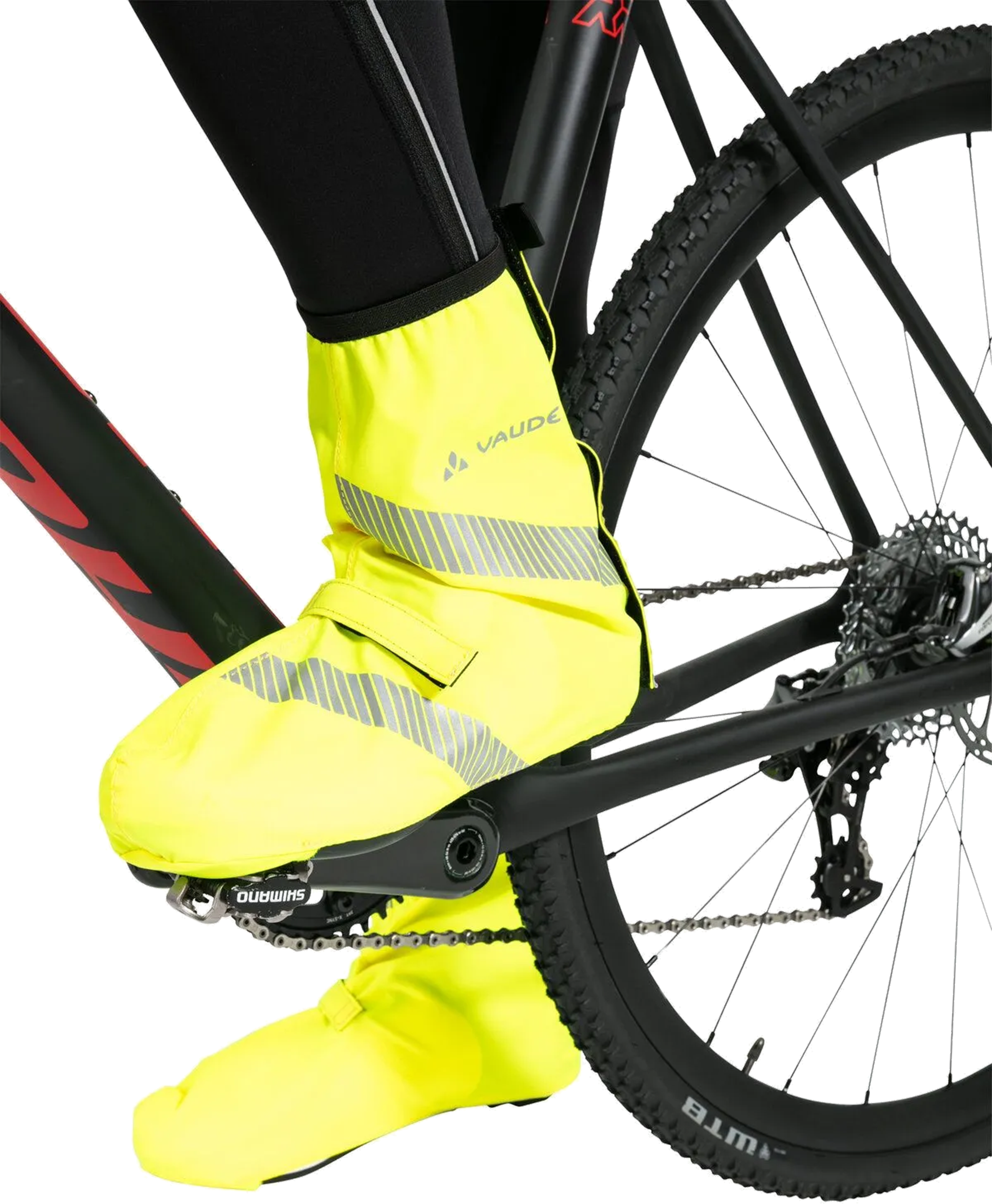 LUMINUM BIKE GAITER Unisex-Überschuhe / neon gelb / S=36-39