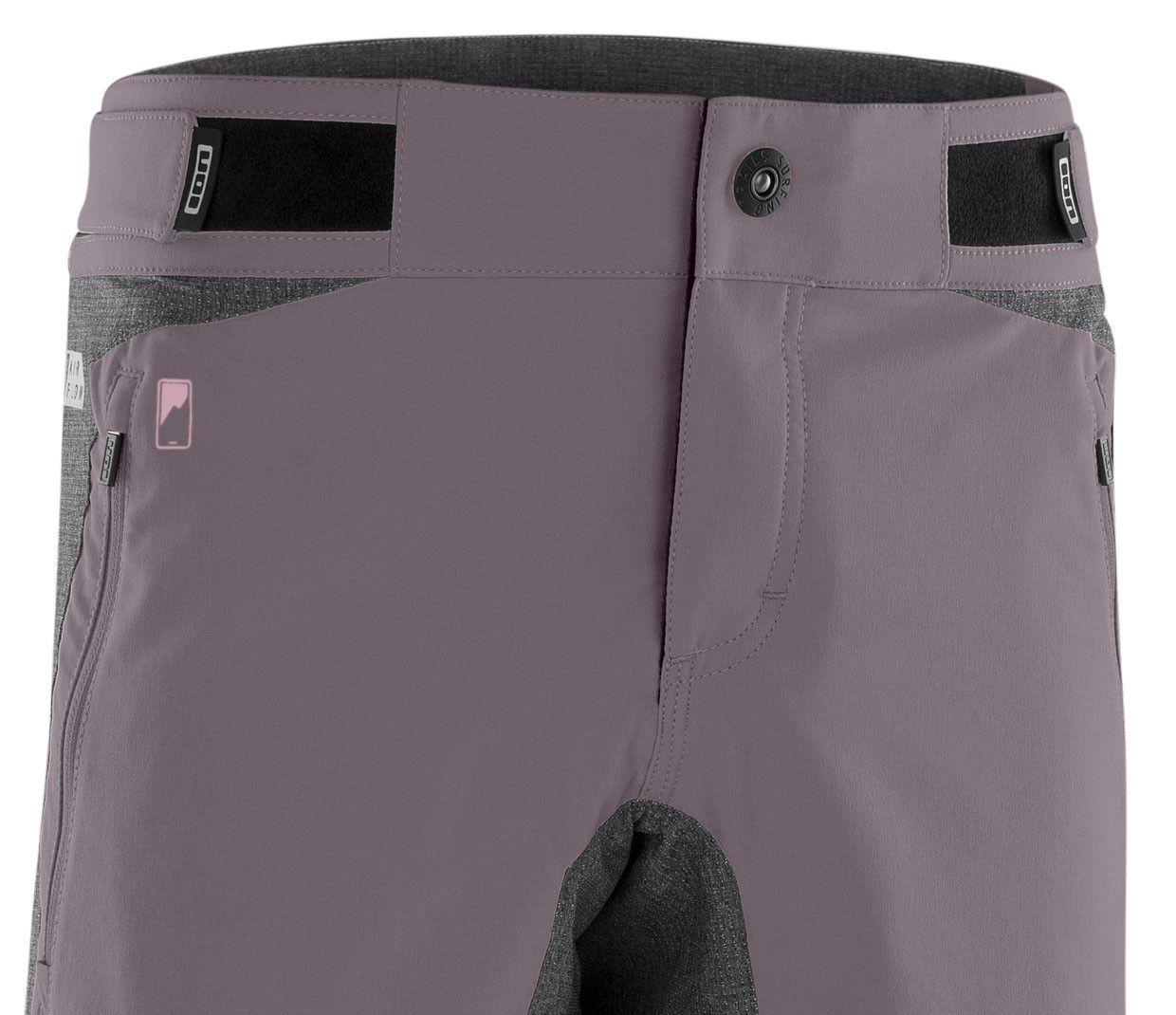 TRAZE AMP AFT Damen-Bikeshorts / shark grey / 34