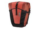 BACK-ROLLER PRO PLUS Taschen (Duo), schwarz/grau / salsa - dark chili / 2 x 35 L