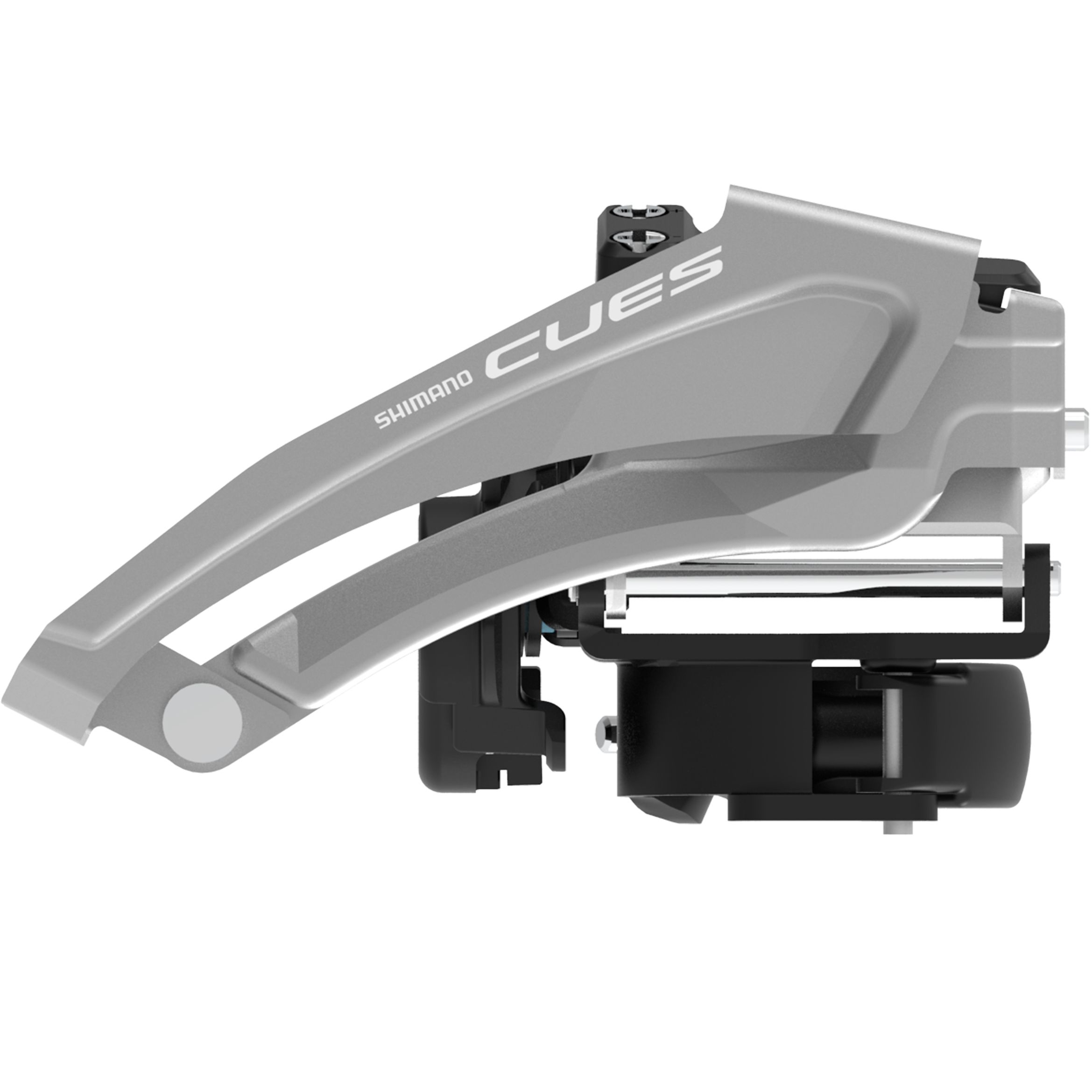 Umwerfer Cues FD-U4010 Double 9-Gang Dual-Pull / schwarz