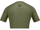 FJØRÅ  WOOL SS Herren-Merino-Kurzarmshirt / olive night / M