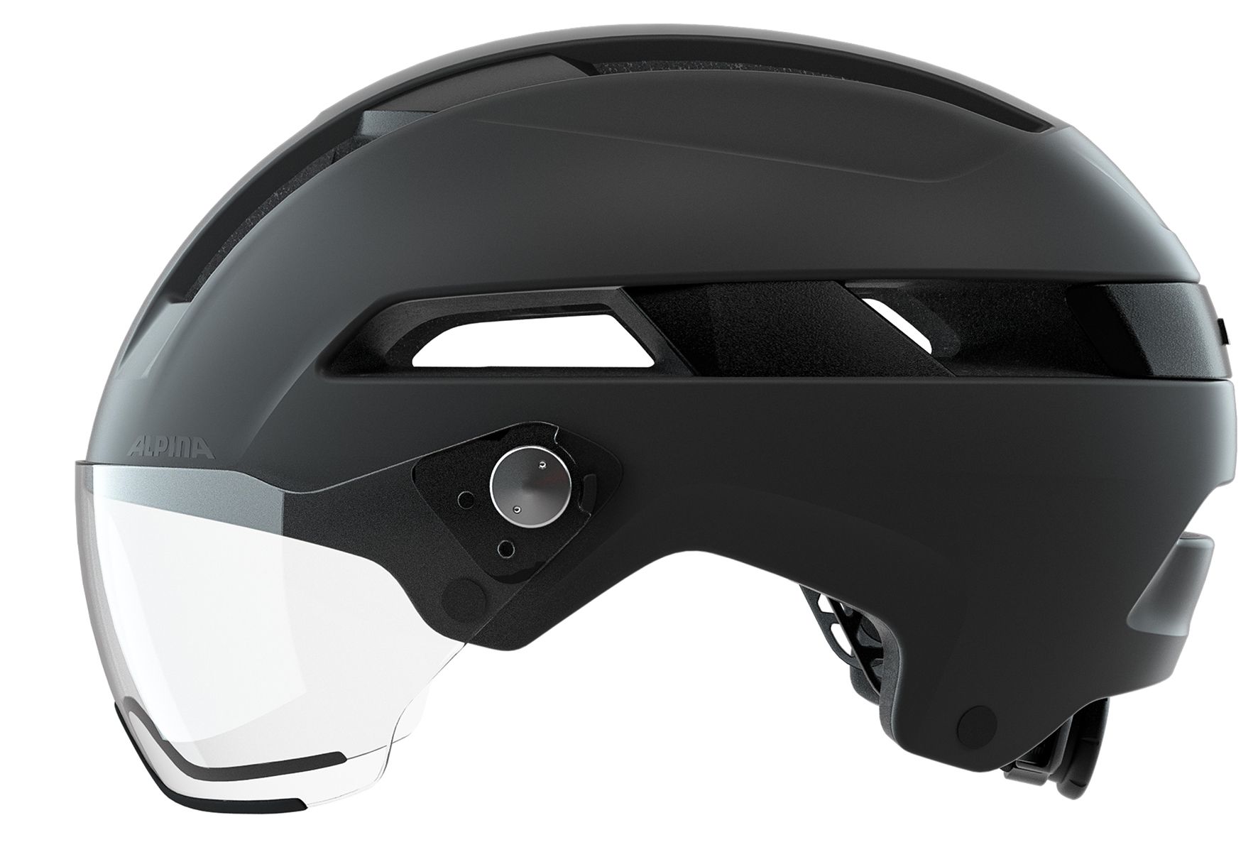 SOHO VISOR VARIO, Velohelm / black matt / 55-59CM