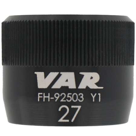 Steckschlüssel 6-Kant schwarz / schwarz / 27 mm