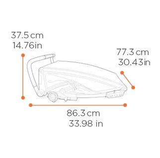 THULE CHARIOT CROSS 2 Gen. 2 Kinderanhänger / alu/dark slate