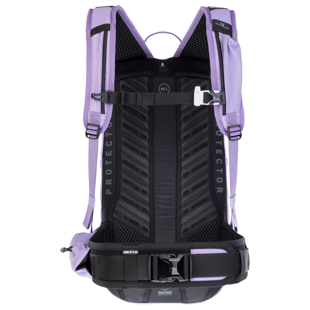 FR LITE RACE, 10 L, Protektorenrucksack / purple rose / M/L
