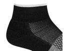 MULTISPORT LT MINI Damen-Merino-Socken / black/snow/metro hthr / S=35-37