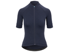 NEW ROAD Damen-Gravel-Kurzarmtrikot / phantom blue heather / M