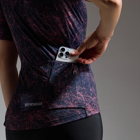 SPIRIT NEURO Damen-Kurzarmtrikot / orbit blue/coral red / S=38