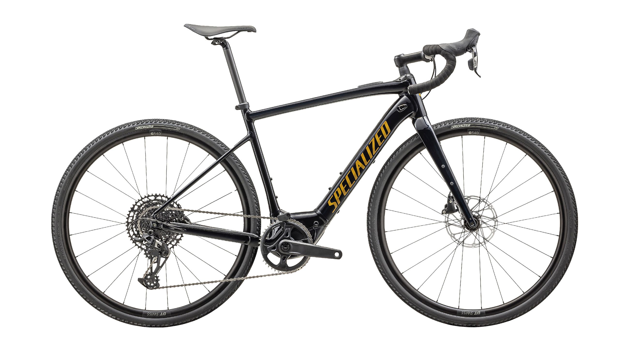 CREO 2 E5 COMP E-Gravelbike / gloss metallic dark navy harves gold / 54 CM