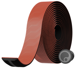 Lenkerband BT black / rusty red / 2300 mm, 3.5 mm, Gravel, 150 g