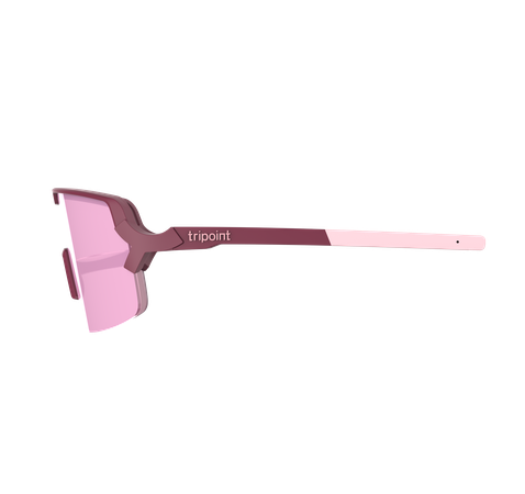 LAKE PRESPA SMALL Sportbrille / matt burgundy/brown pink multi