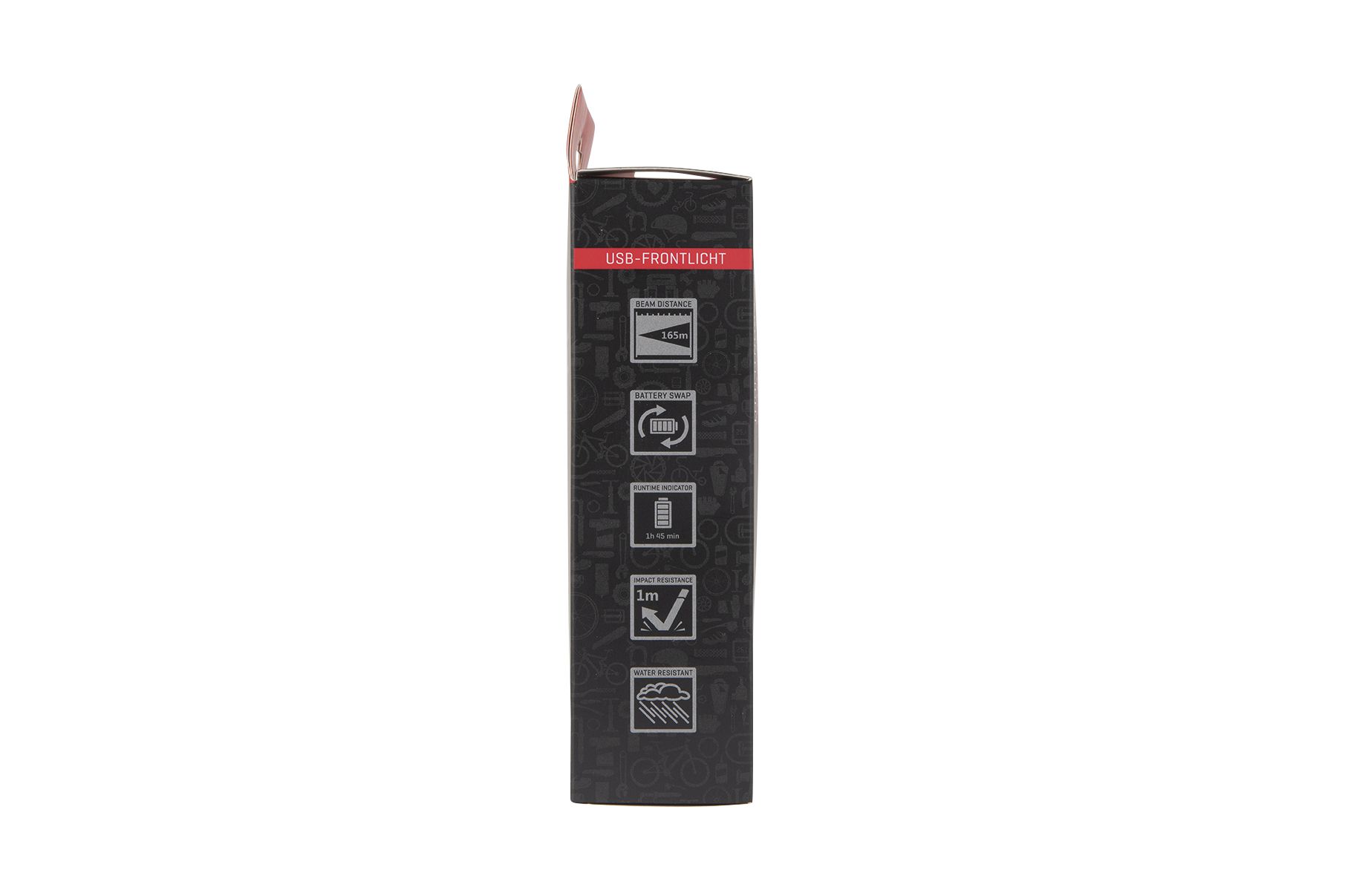 APOLLO 2000 Scheinwerfer / schwarz / 2000 Lumen, USB-C