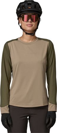 DIRT CRAFT Damen-Langarmshirt / seabird grey / M