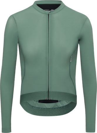 PERFORMANCE Damen-Langarmtrikot / green / M