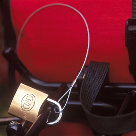 QL-2-SICHERUNGSKABEL für Seitentaschen / silver / OneSize