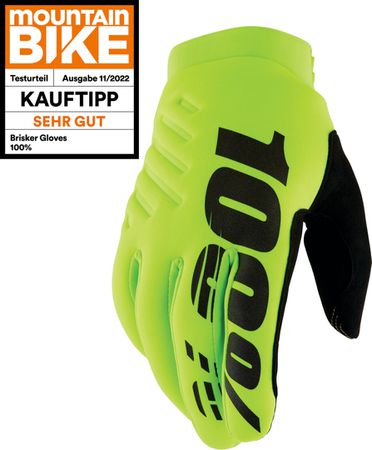 Brisker Youth Gloves / Fluo gelb/schwarz / L