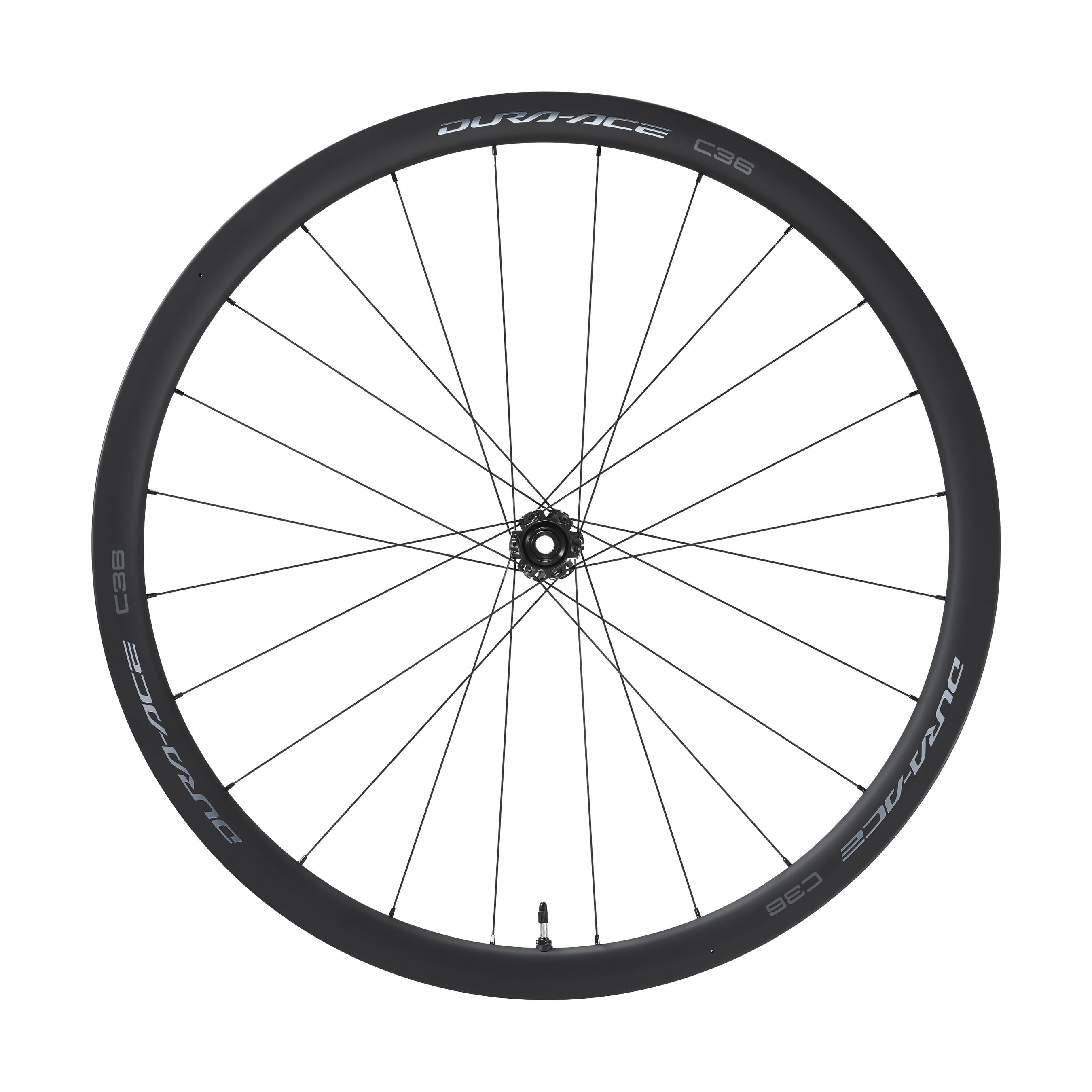 Road Radsatz Dura-Ace WH-R9270-C36 Tubless Disc / Schwarz / Vorderrad, 12 mm, 100 mm