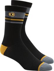 Socken Trail / schwarz-gold-grau / S/M