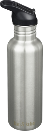 CLASSIC Edelstahlflasche / Brushed Stainless / 800ml, Flip Seal Sport Cap
