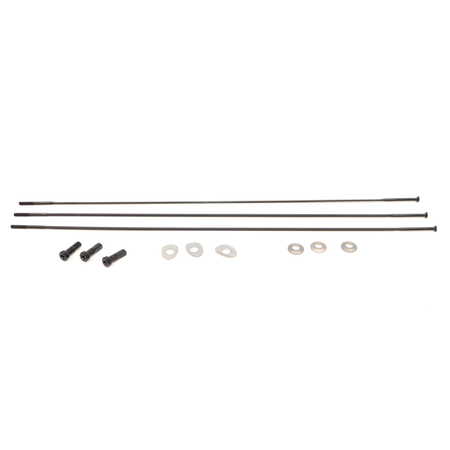 Spoke and Nipple 248mm CX-Ray Straight Pull Qty 3 / black