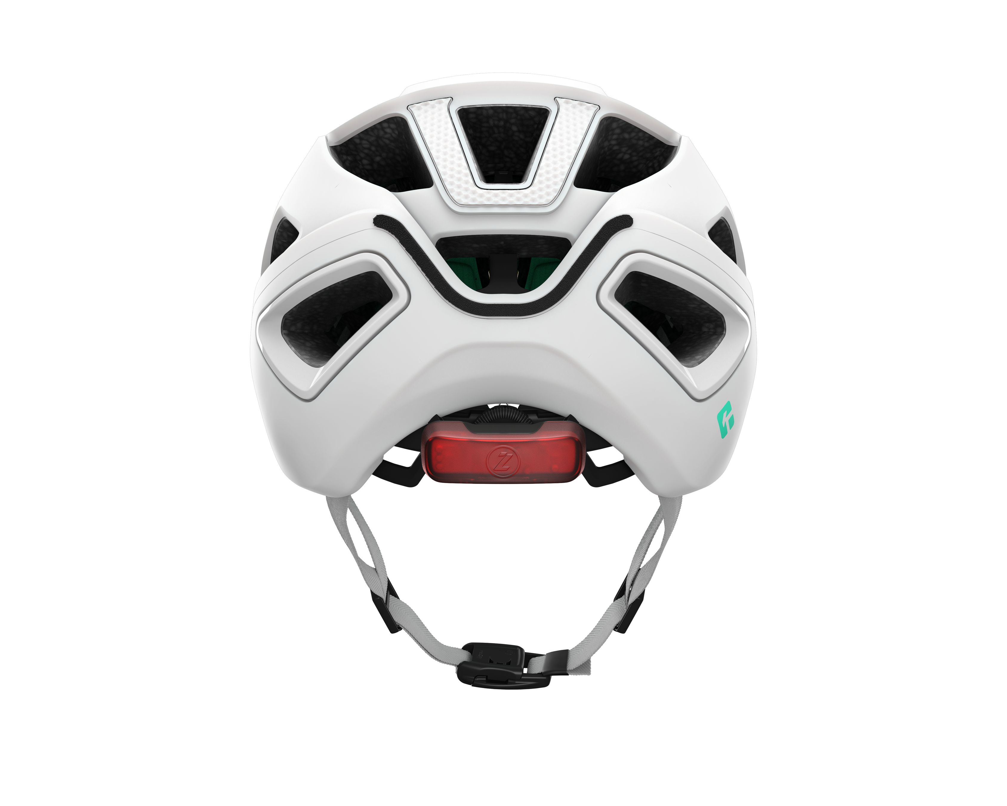 LAZER Unisex MTB Jackal KinetiCore Helm / matte full white / L