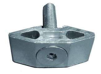 Lasche F15/3 2. Montage silber / silber