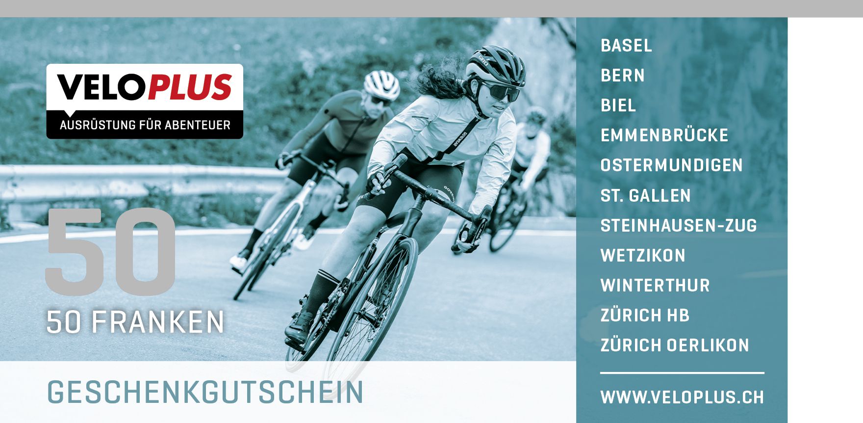 Geschenkgutscheine Fr. 10.- bis 100.- / CHF 10