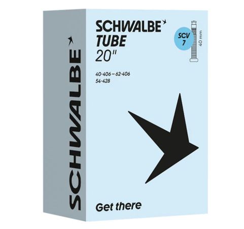 SCHWALBE STANDARD Schlauch Clik /20", SCV7, 40mm, 40/62-406