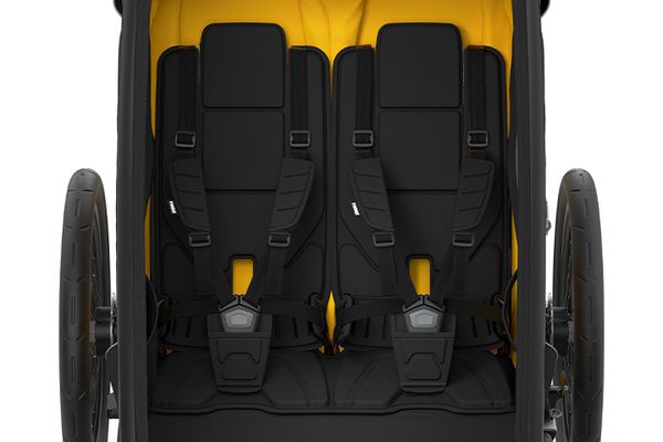 THULE CHARIOT SPORT 2 Kinderanhänger / yellow on black