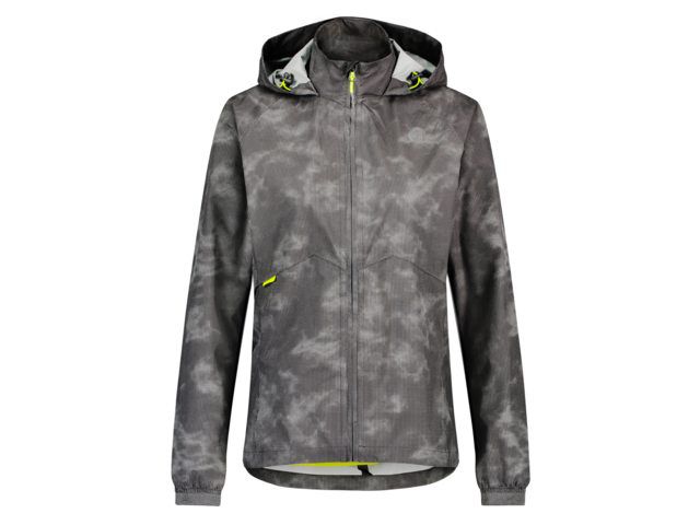 Women Commuter Compact Rain Jacket / Reflection Black / S