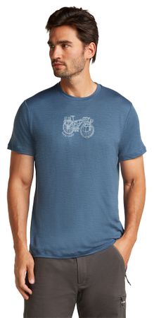 TL ADVENTURE RIDE Herren-Merino-Kurzarmshirt / dawn / L