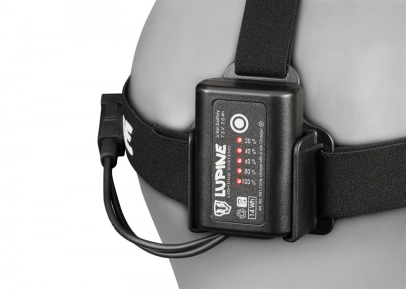 LUPINE SMART CORE Akku 3.5Ah für FastClick-Halterung / schwarz