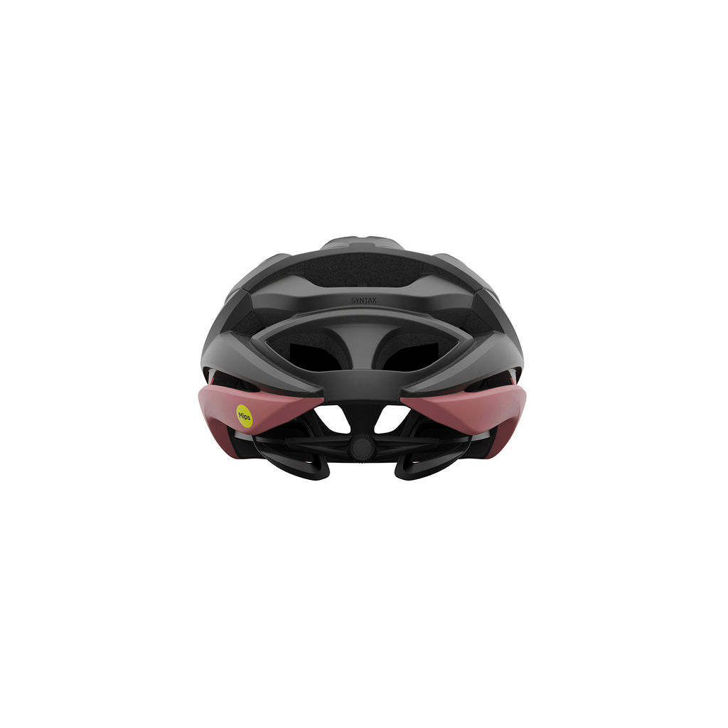 SYNTAX MIPS Rennvelohelm / matte metallic coal/dusty rose / L