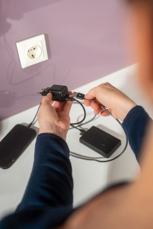USB-Ladegerät Wall Charger 30W / schwarz
