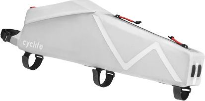 TOP TUBE BAG LARGE 02 Oberrohrtasche / light grey / 2.2l