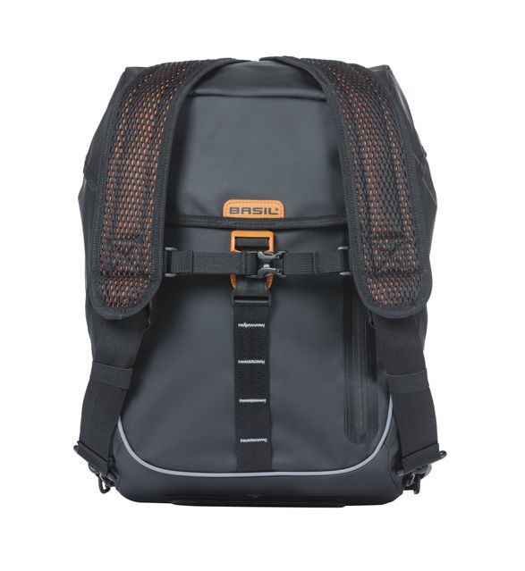 Miles Tarpaulin Fahrradrucksack / schwarz/orange