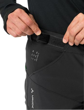 QIMSA II Herren-Softshellhose / black/black / S